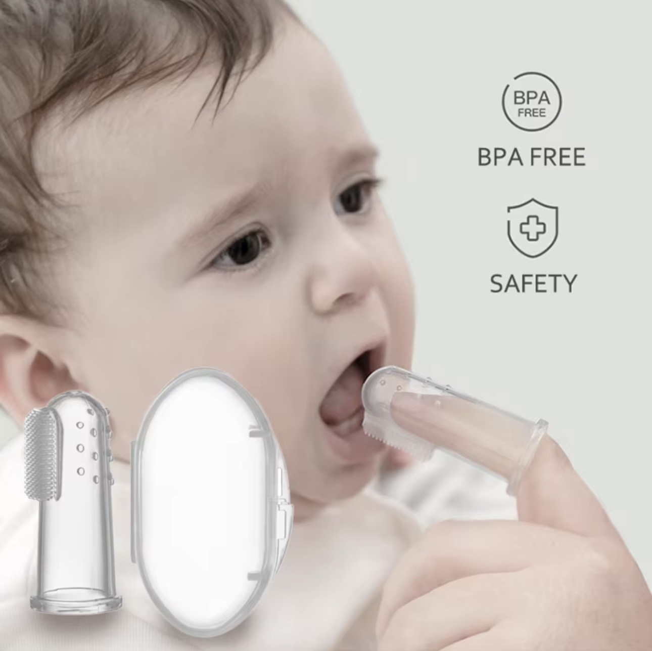 Baby Silicone Finger Brush
